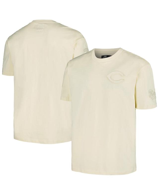 Mens Pro Standard Cream Cincinnati Reds Neutral Cj Dropped Shoulders T-shirt Product Image