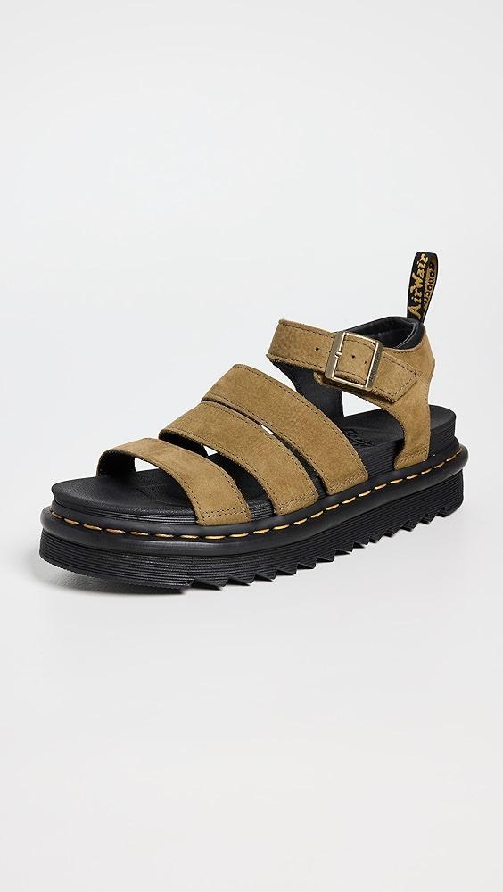 Dr. Martens Blaire Tumbled Nubuck Leather Sandals | Shopbop Product Image