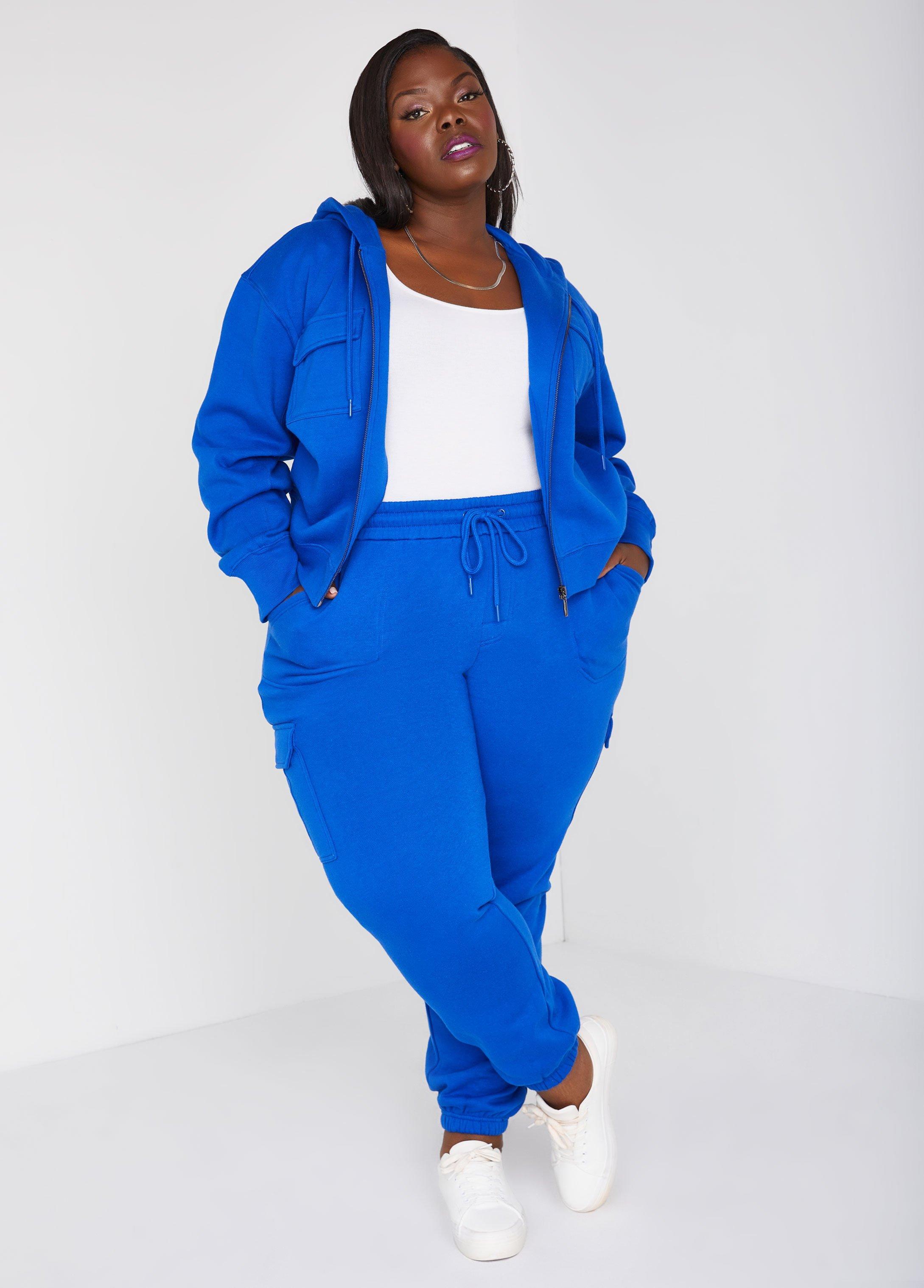 Plus Size Cargo Pocket Joggers Ashley Stewart Product Image