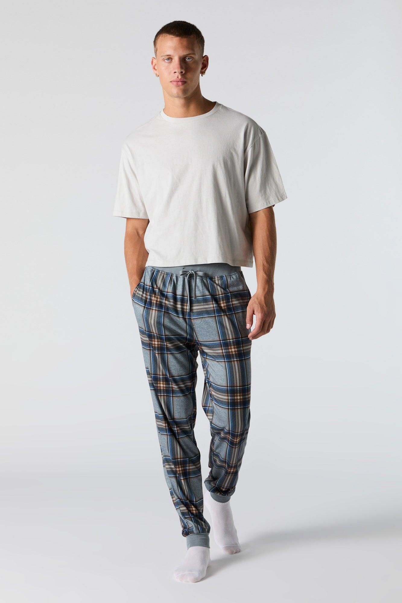 Plaid Pajama Jogger Male Product Image