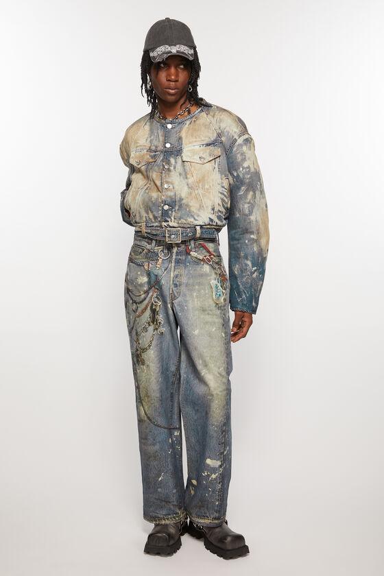 Cropped denim jacket Product Image