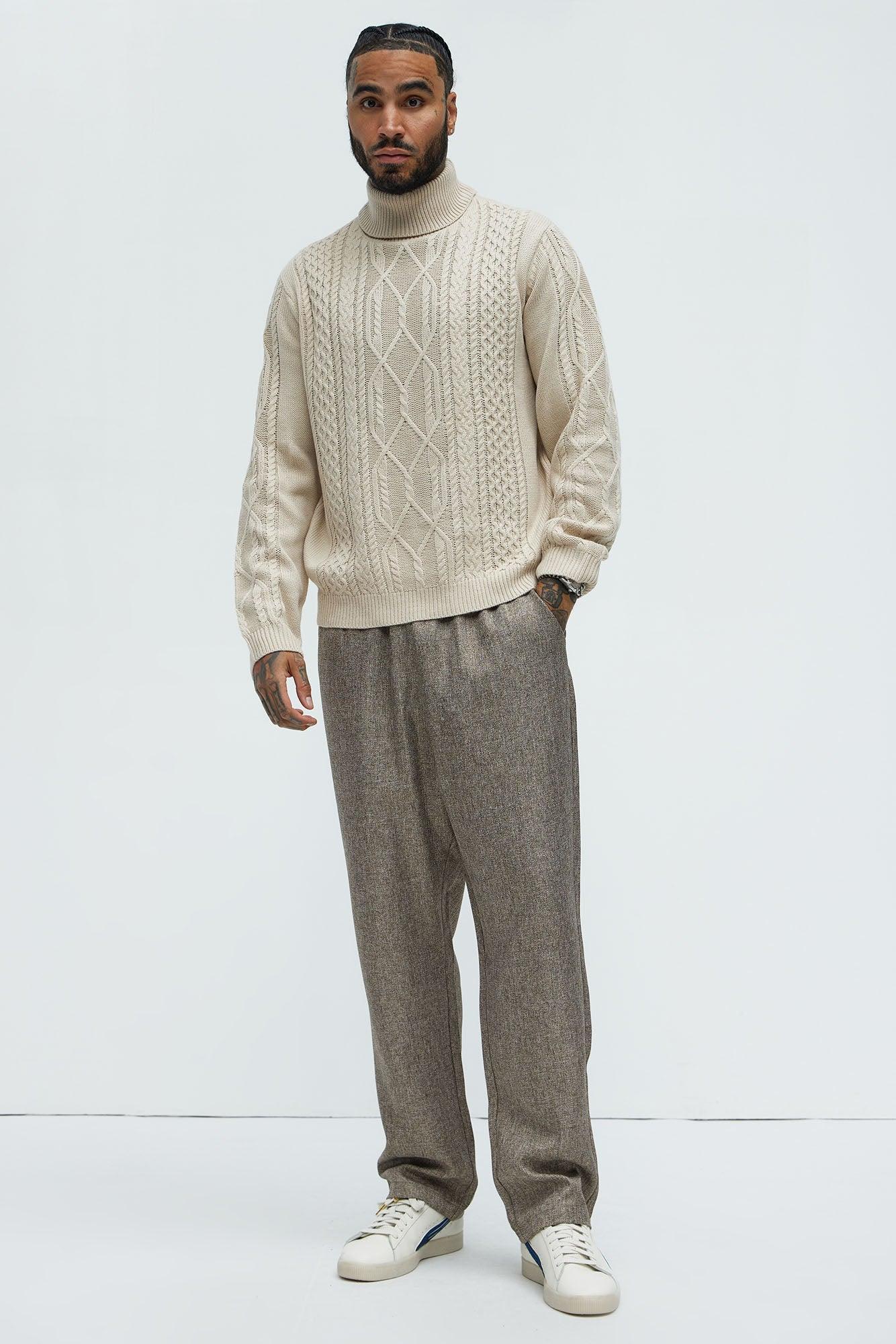 Not Your Regular Turtle Neck sweater - Tan Product Image