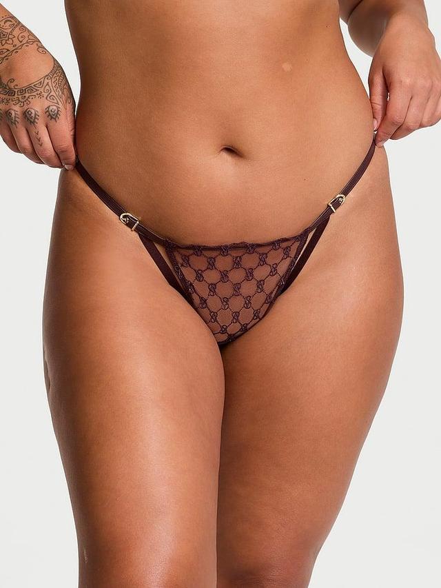 VS Logo Embroidery String Bikini Panty Product Image