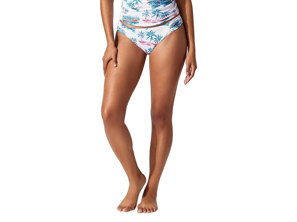 Tommy Bahama Island Cays Oasis Reversible Hipster (White Reversible) Women's Swimwear Product Image