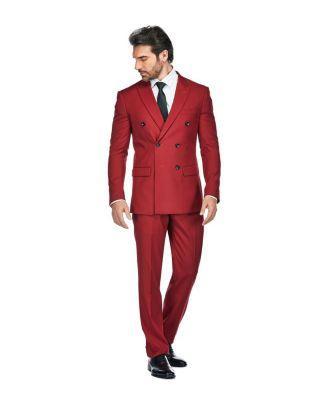 Gino Vitale Mens 2-Piece Slim Fit Double Breasted Suit Product Image