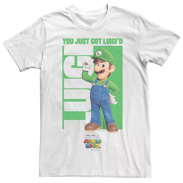 Big & Tall TheSuper Mario Bros. Movie Luigi You Just Got Luigid Graphic Tee, Mens Product Image