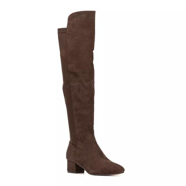 New York & Company Florence Womens Tall Boots Brown Product Image