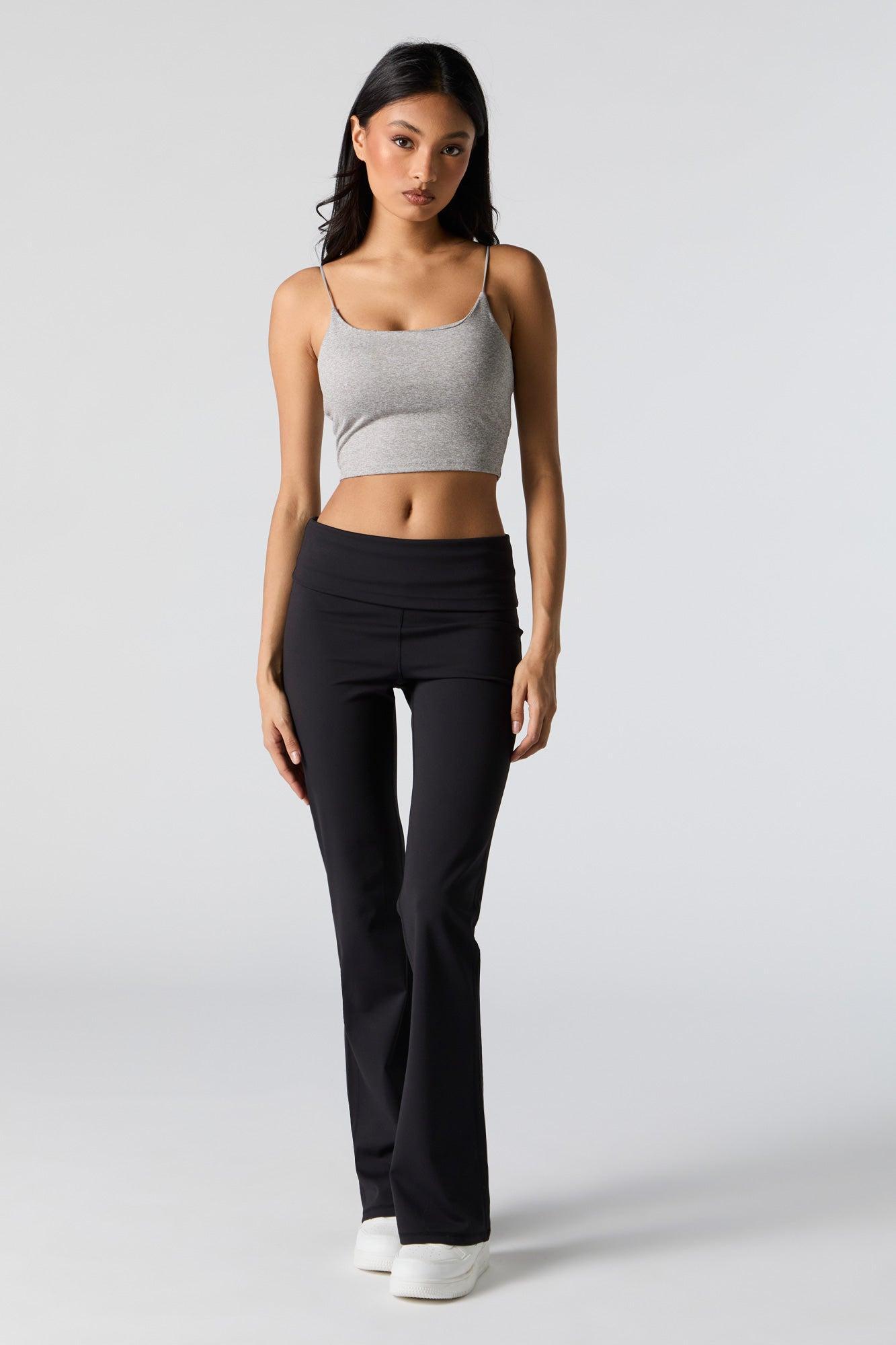 Active Foldover Waist Wide Leg Pant Female Product Image