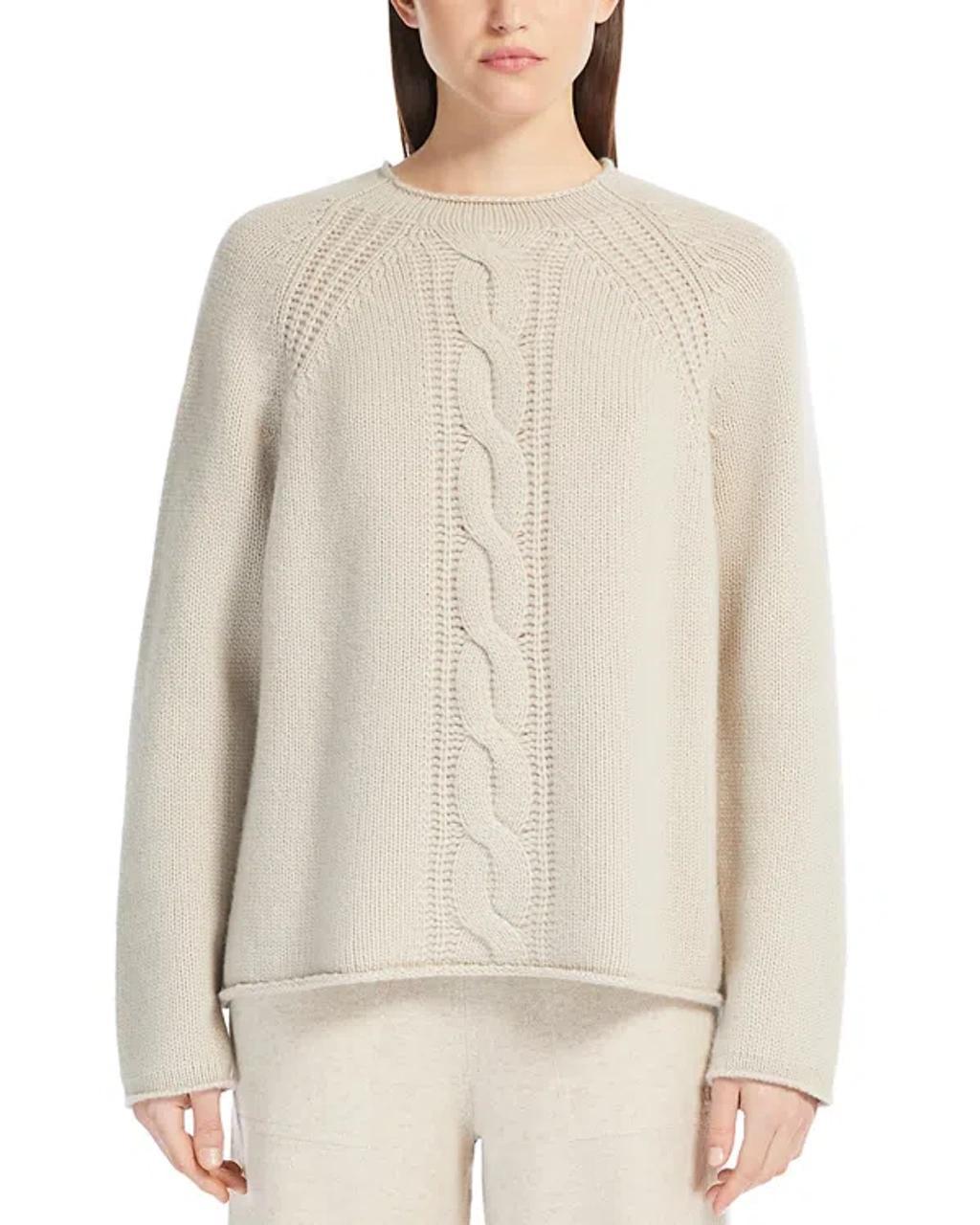 MAX MARA Pico Cashmere Sweater In Beige Product Image