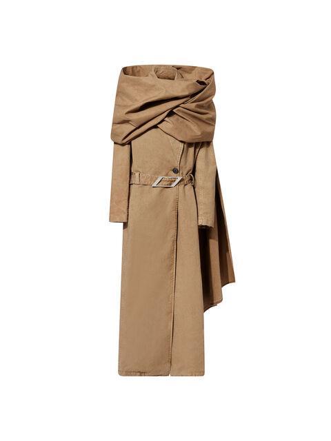 khaki long coat Product Image