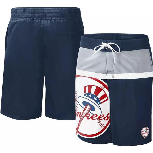 Mens G-III Sports by Carl Banks New York Yankees Sea Wind Swim Shorts Blue Product Image