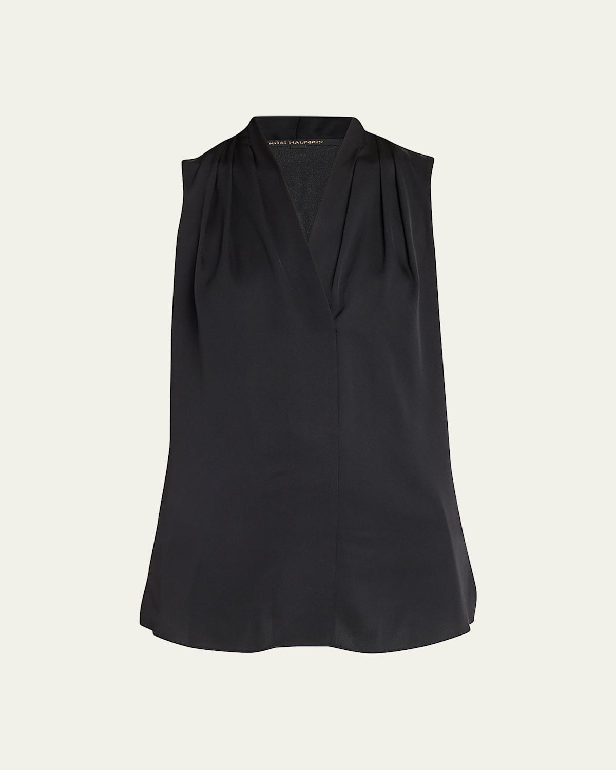 Mila Silk-Stretch Sleeveless Top Product Image