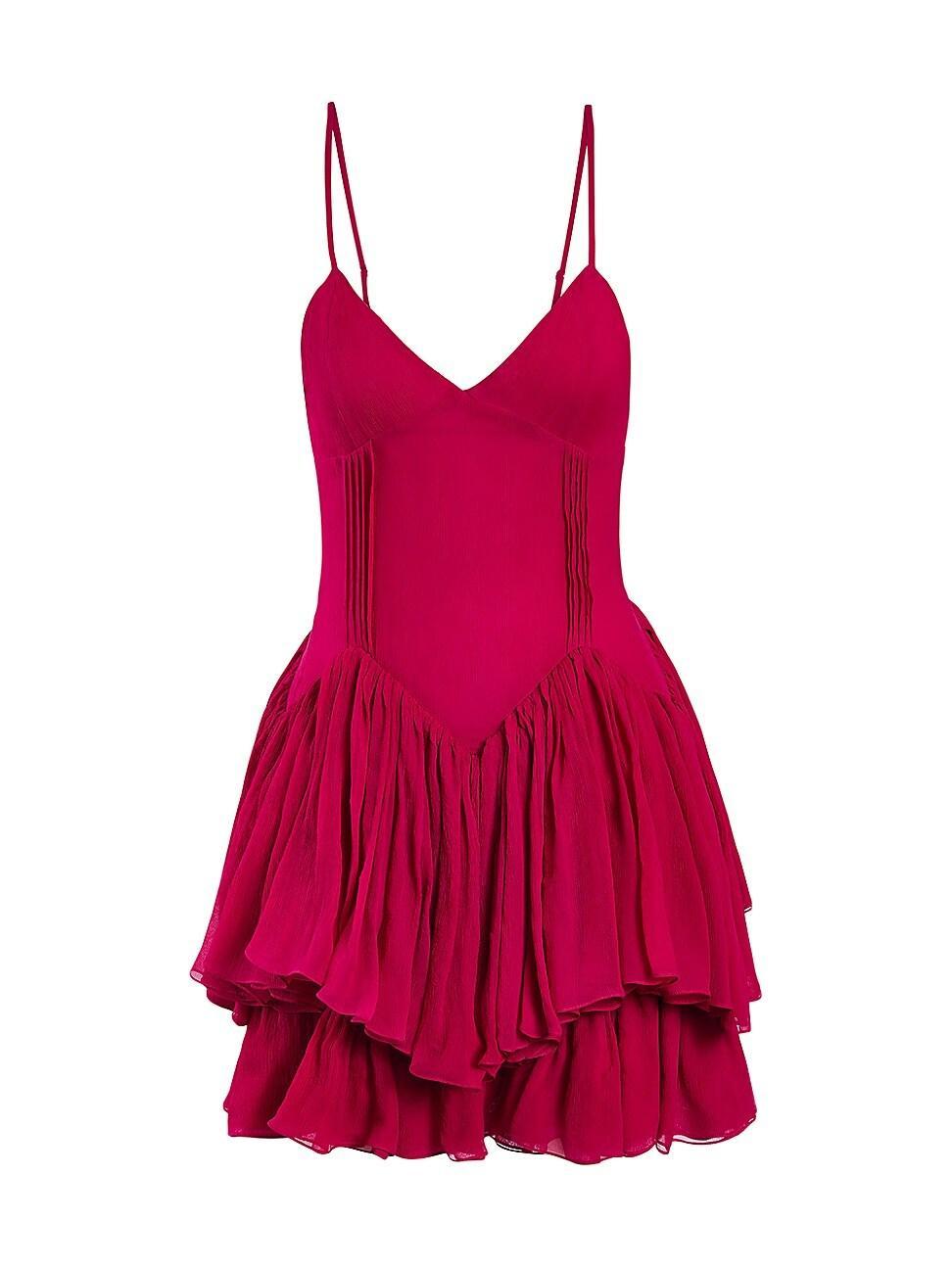 Womens Seville Ines Ruffled Minidress Product Image