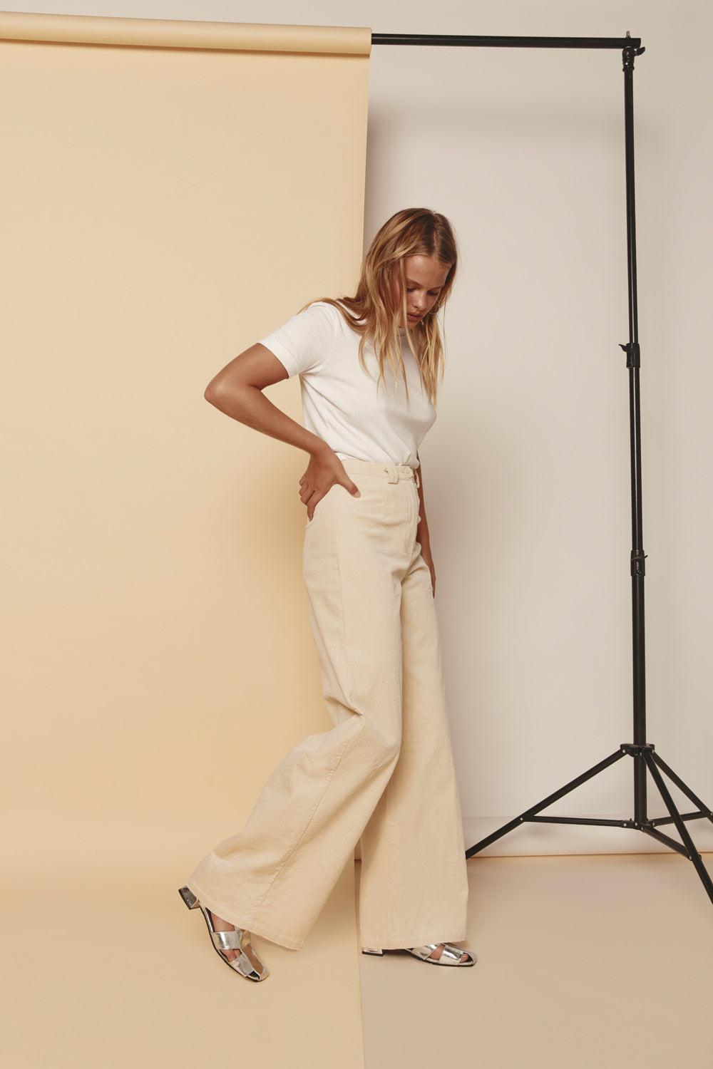 Arabella Pants Cream Product Image