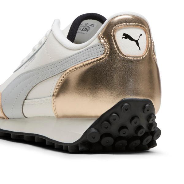 PUMA Easy Rider Mixed Metals Women's Sneakers in Warm White/Gold/Glacial Grey Product Image