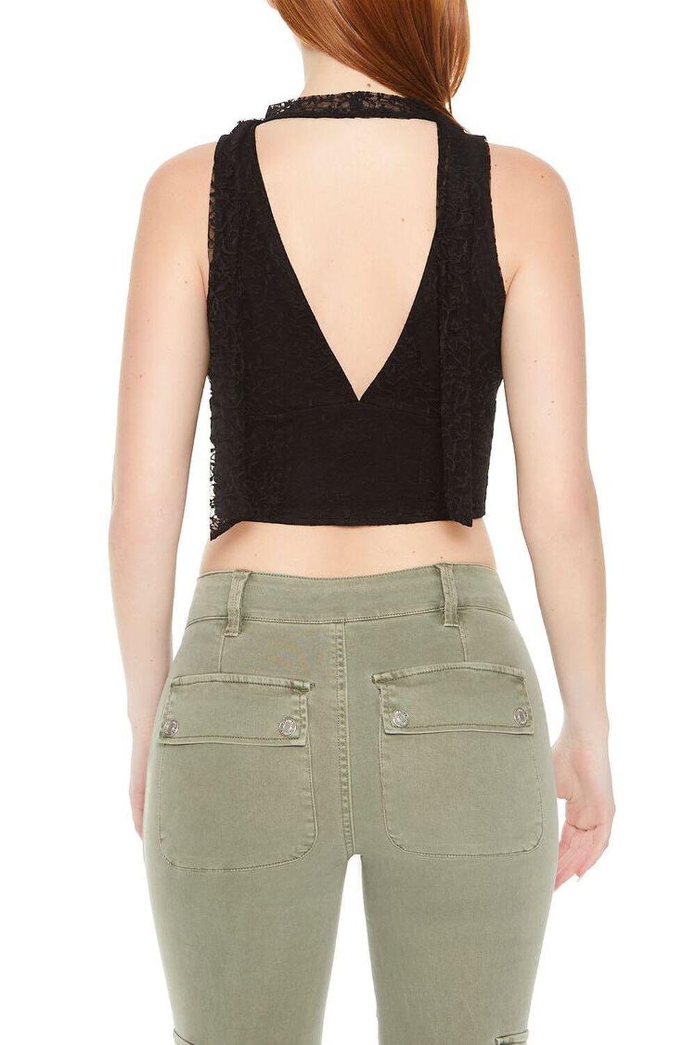 Lace Sash Corset Crop Top | Forever 21 Product Image