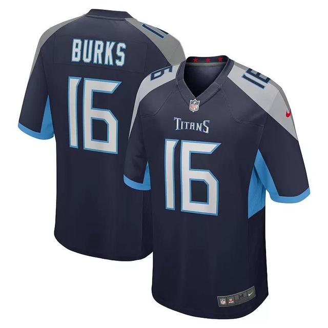 Mens Nike Treylon Burks Tennessee Titans Player Game Jersey Blue Product Image