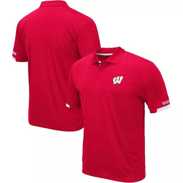 Mens Colosseum Wisconsin Badgers Big & Tall Santry Polo Product Image