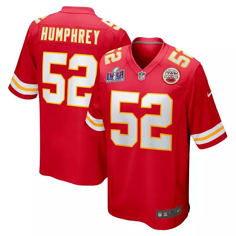 Mens Nike Creed Humphrey Kansas City Chiefs Super Bowl LVIII Game Jersey Product Image