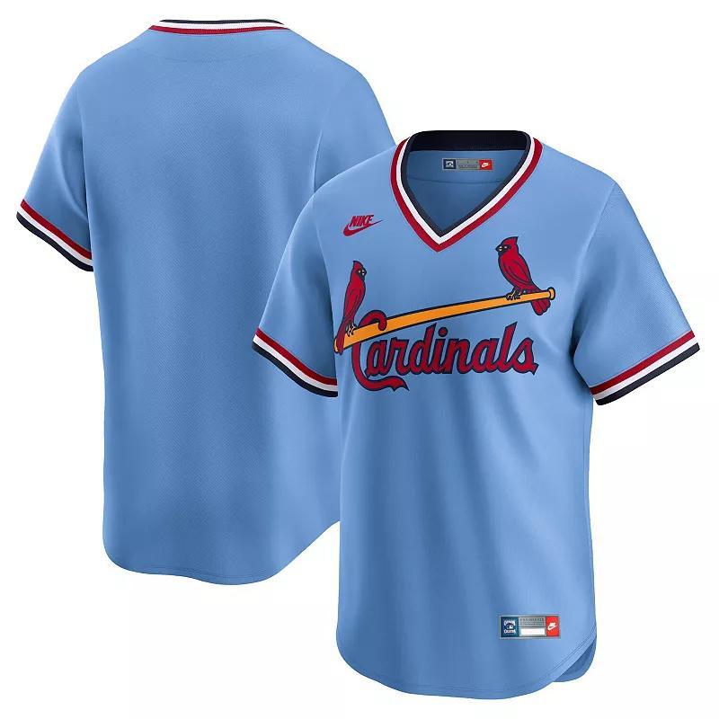 Mens Nike Light St. Louis Cardinals Cooperstown Collection Limited Jersey Product Image