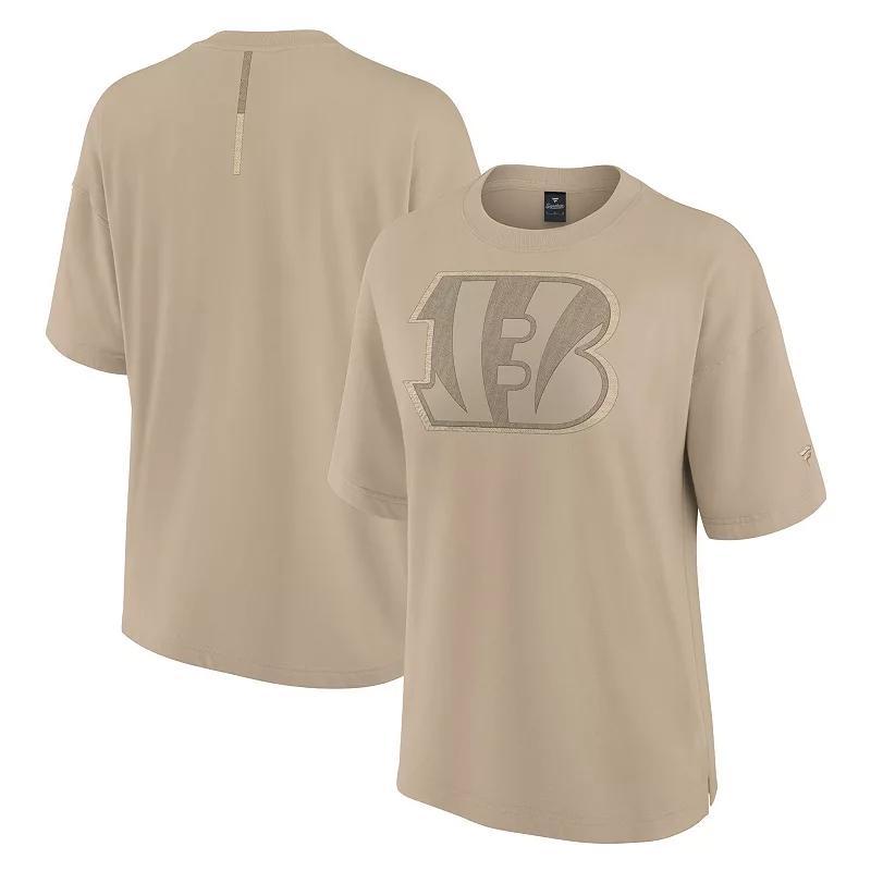 Womens Fanatics Signature Khaki Cincinnati Bengals Elements Oversized T-Shirt Product Image