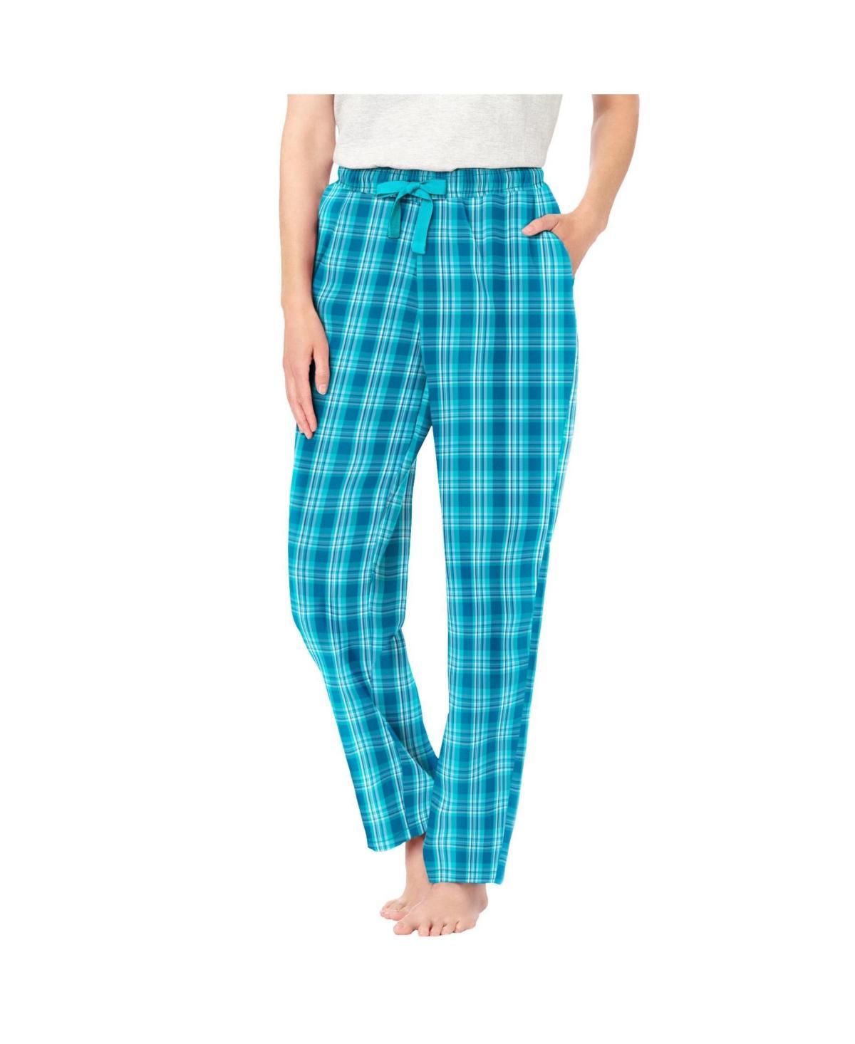 Dreams & Co. Womens Cotton Flannel Pants Product Image