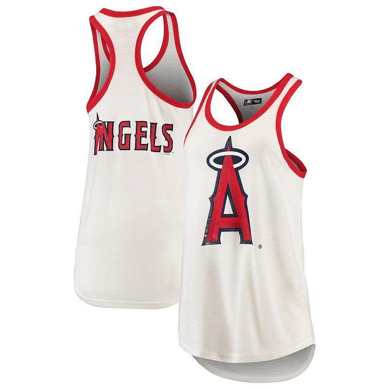 Womens G-III 4Her by Carl Banks Los Angeles Angels Tater Racerback Tank Top Product Image