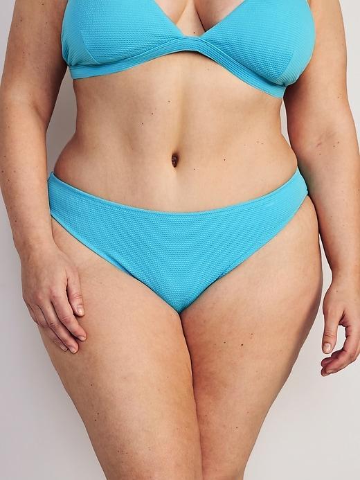 Low-Rise Classic Pucker Bikini Swim Bottoms Product Image