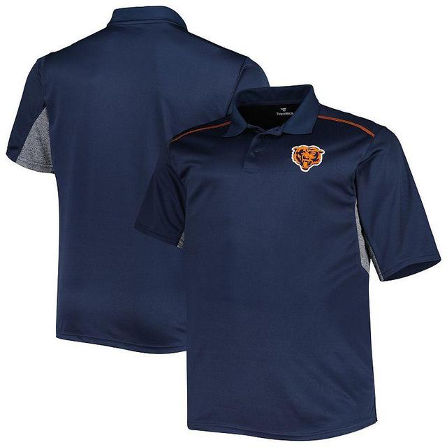 Mens Chicago Bears Big & Tall Team Color Polo Blue Product Image