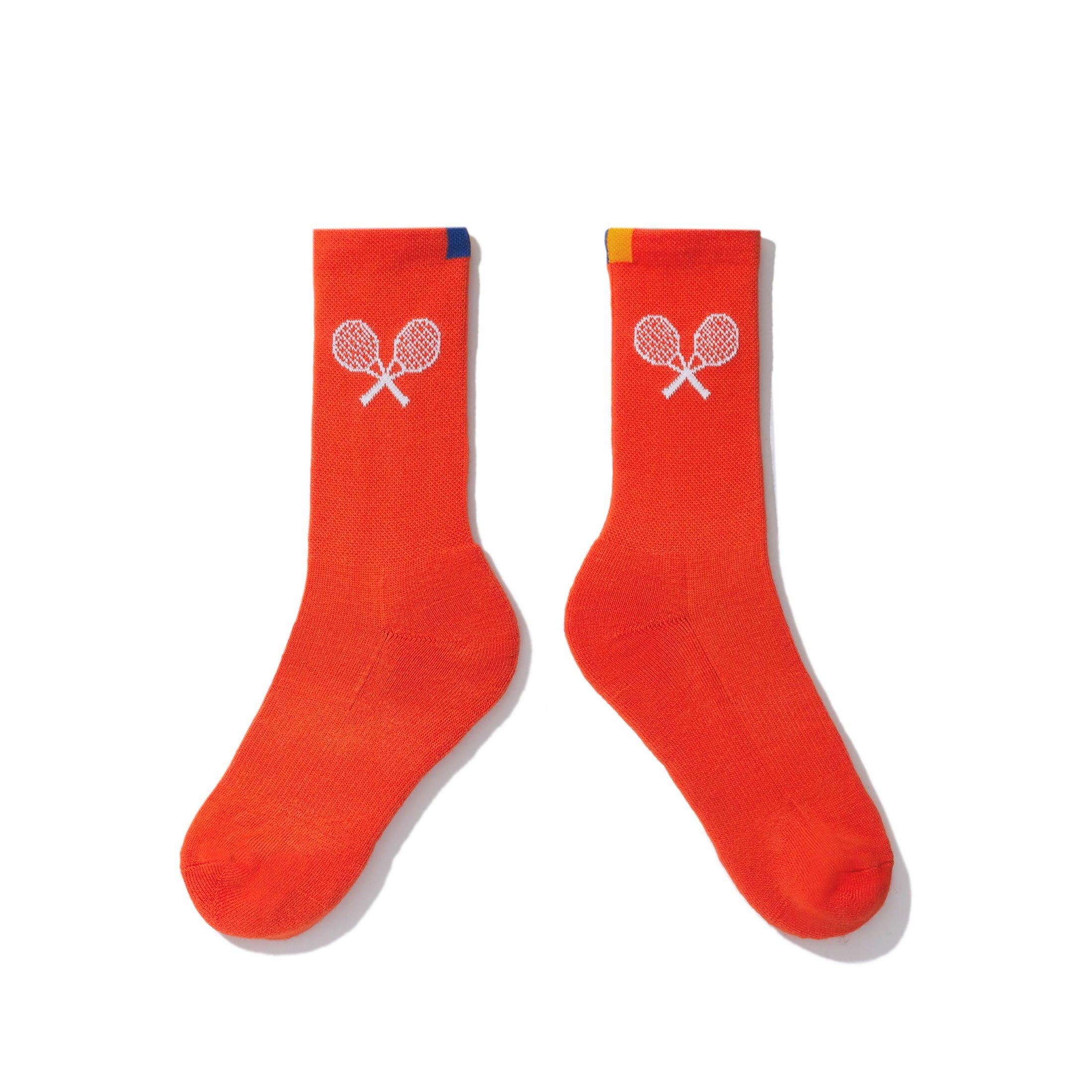 The Men's Racket Sock - Poppy Male Product Image