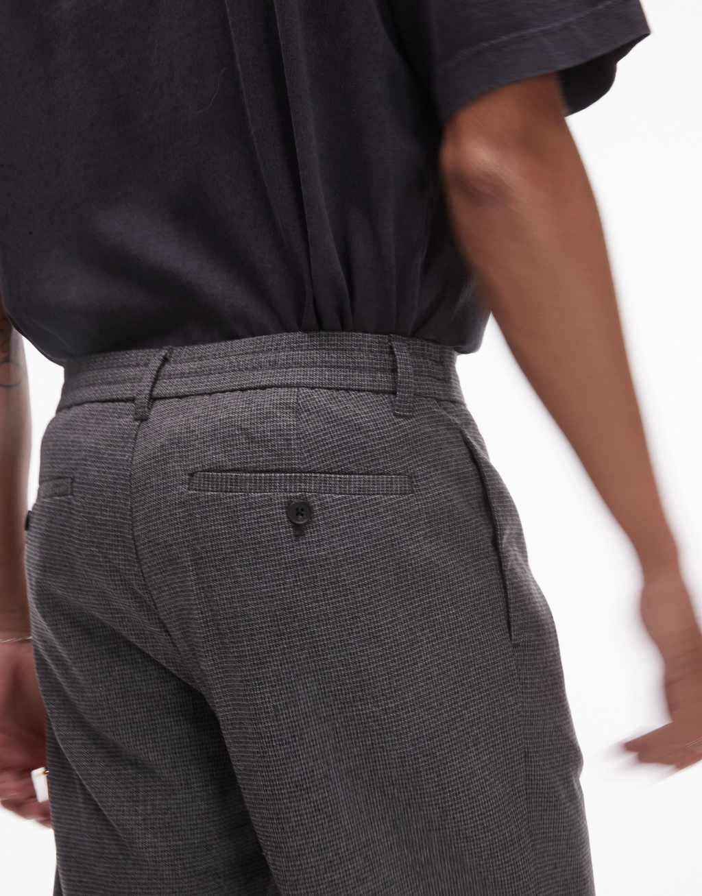 Selected Homme regular tapered pants in gray Product Image