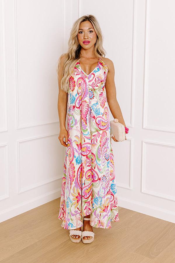 Sao Miguel Island Stroll Satin Midi Product Image