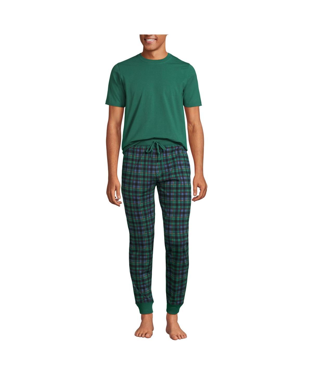 Mens Lands End Jersey Pajama Sleep Set Product Image