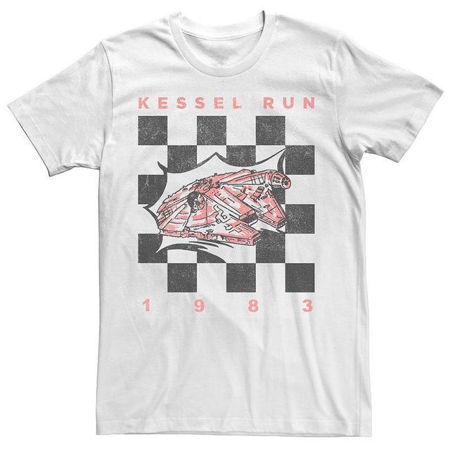 Mens Star Wars Retro Checkered Kessel Run 1983 Tee Product Image