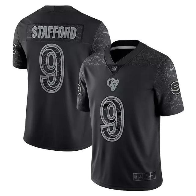 Mens Nike Matthew Stafford Los Angeles Rams RFLCTV Limited Jersey Product Image