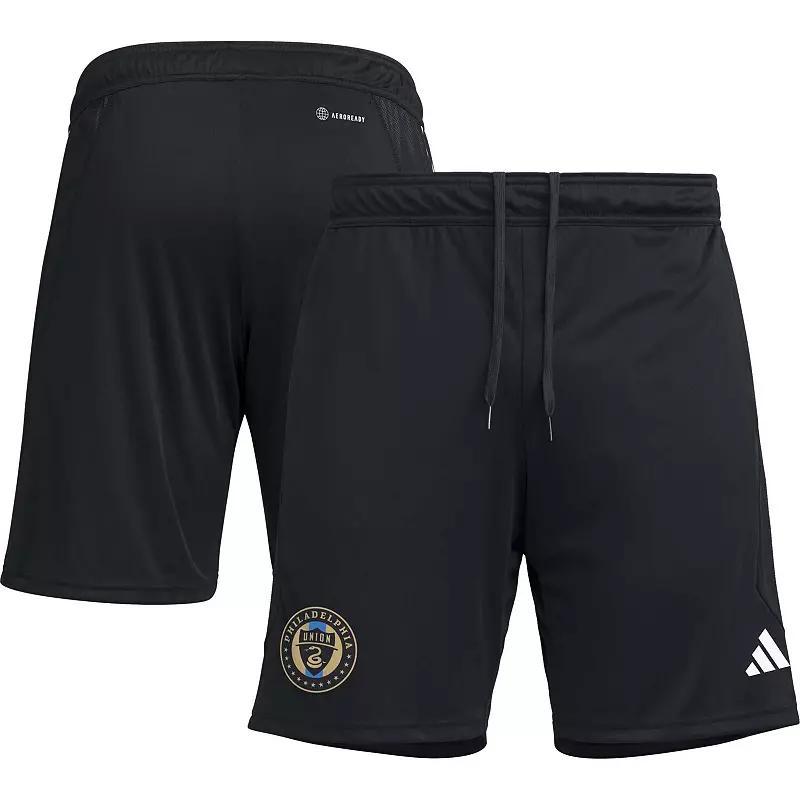 Mens adidas Black Portland Timbers 2023 On-Field Aeroready Training Shorts Product Image