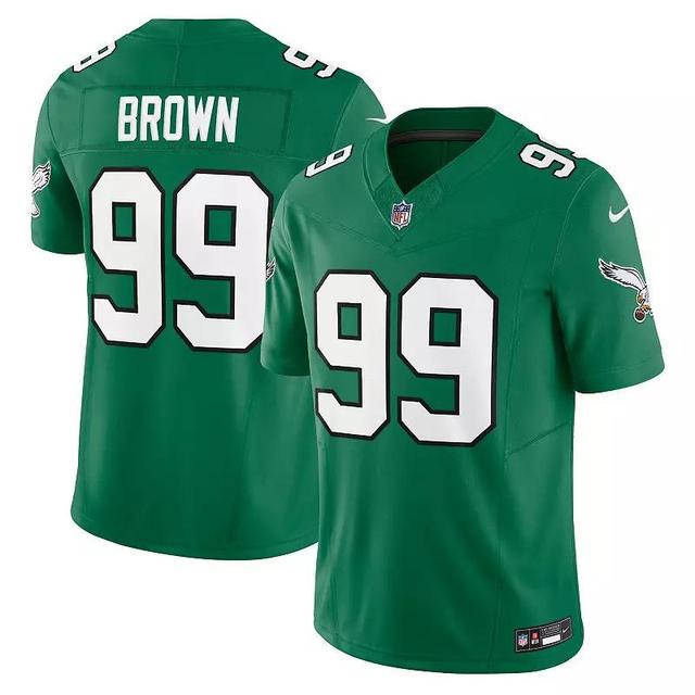 Mens Nike Jerome Brown Kelly Philadelphia Eagles Alternate Vapor F.U.S.E. Limited Jersey Product Image