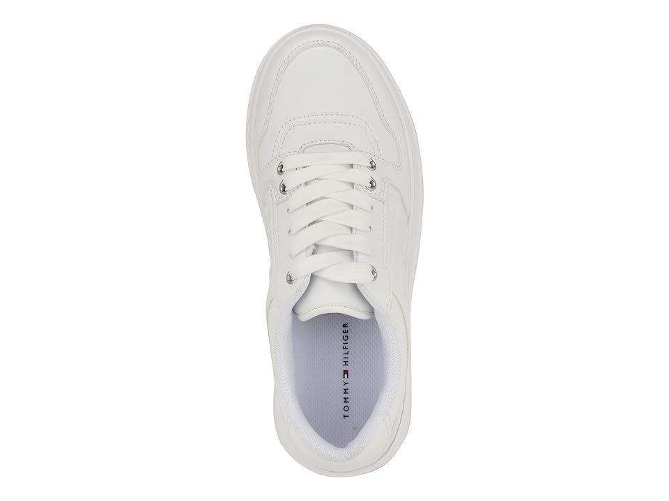 Tommy Hilfiger Womens Glenny Low Top Sneakers - White Product Image