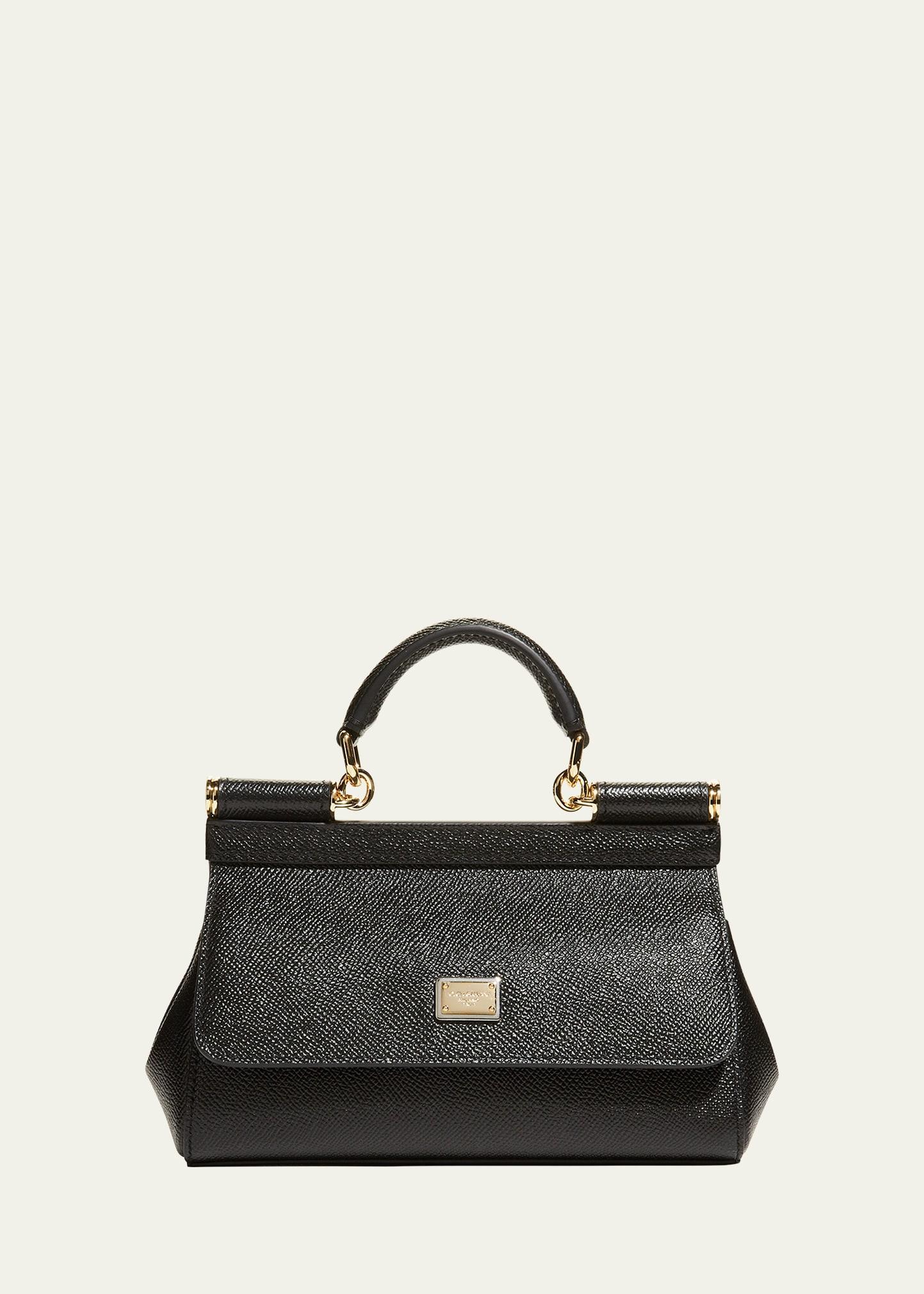 Dolce & Gabbana Small Sicily Bag in Dauphine Calfskin Product Image