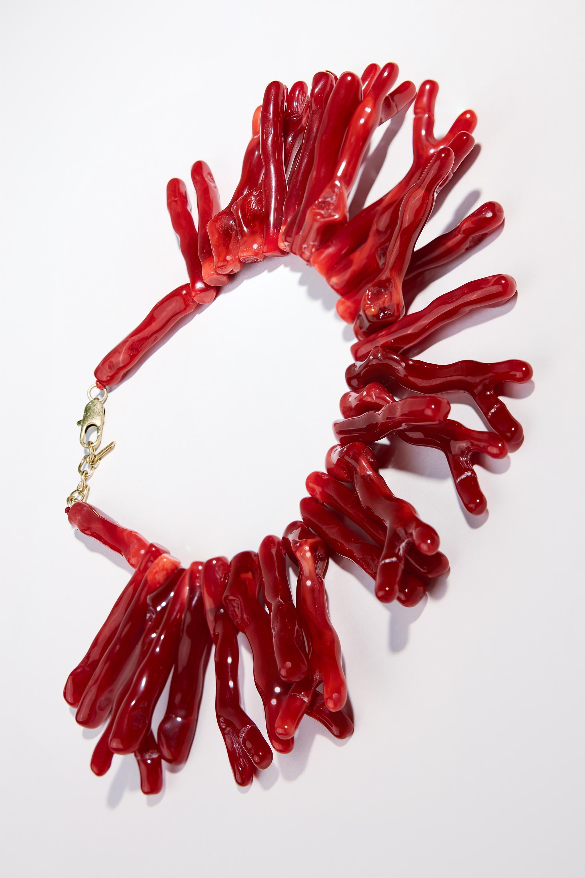 CORAL EFFECT NECKLACE Product Image