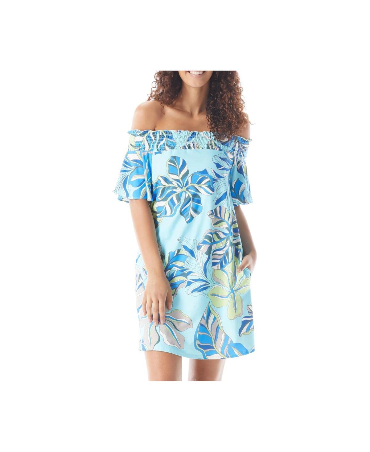 Beach House Style Womens Megan Off the Shoulder Dress Product Image