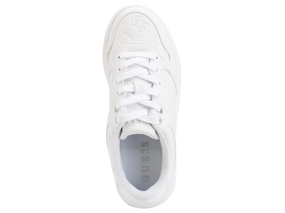 Guess Womens Cleva Lace-up Logo Platform Fashion Sneakers Product Image