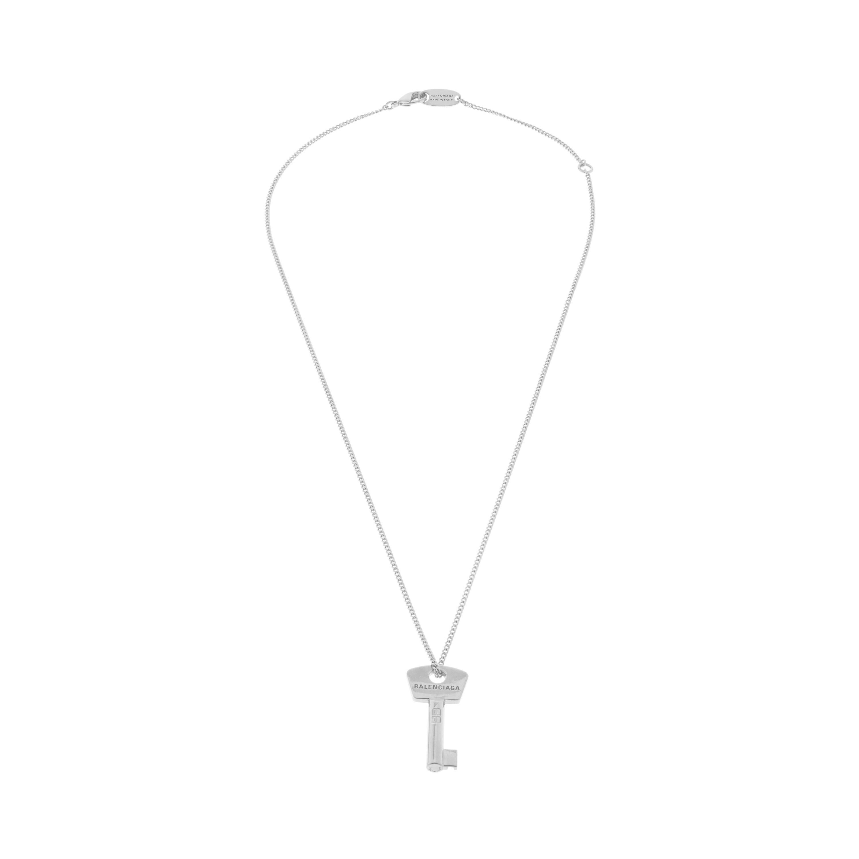 Amour Key Necklace  in Silver Product Image