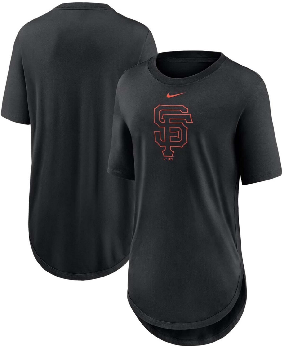 Womens Nike San Francisco Giants Mascot Outline Weekend Tri-Blend T-Shirt Product Image