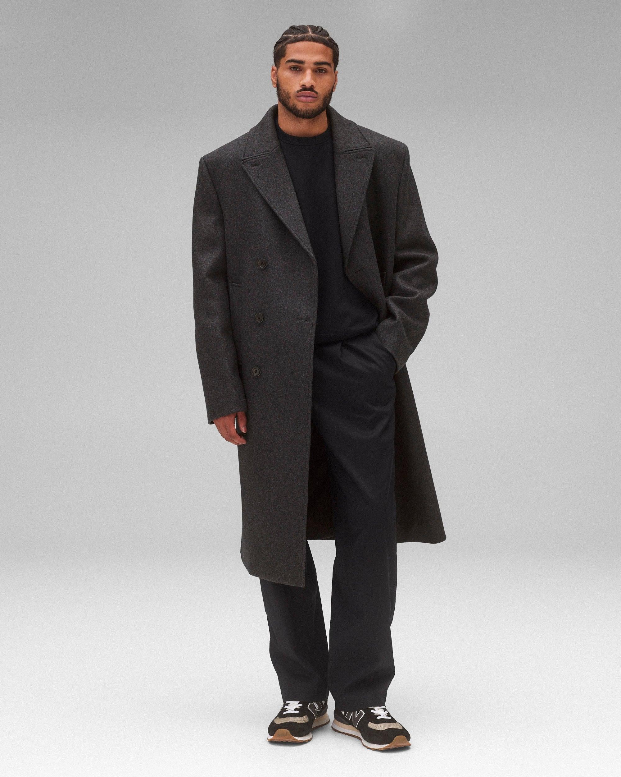 Wool Cashmere Polo Coat Male Product Image