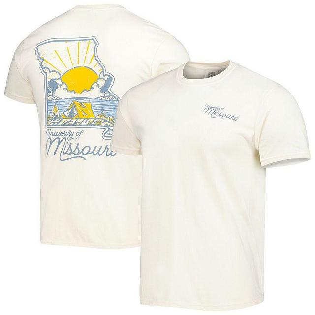 Mens Natural Missouri Tigers Lake Life Comfort Color T-Shirt Product Image