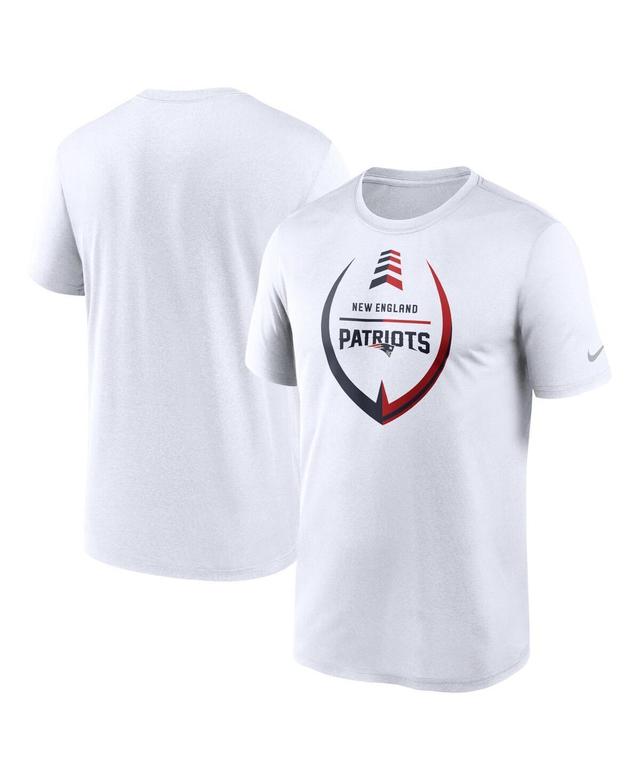 Mens Nike White New England Patriots Icon Legend Performance T-shirt Product Image