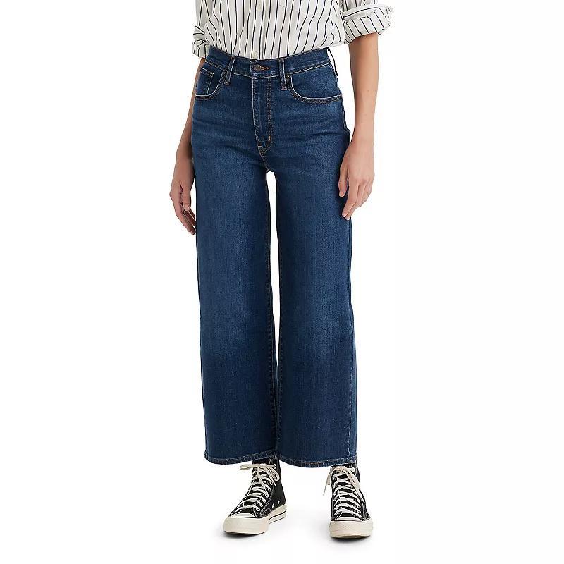 Womens Levis High-Rise Wide-Leg Jeans Product Image