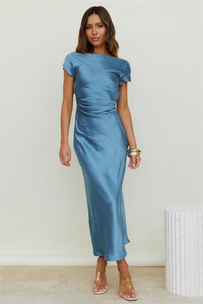 Siren Melody Maxi Dress Blue Product Image