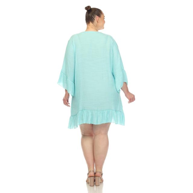 PS Sheer Embroidered Knee Length Cover Up Dress Product Image